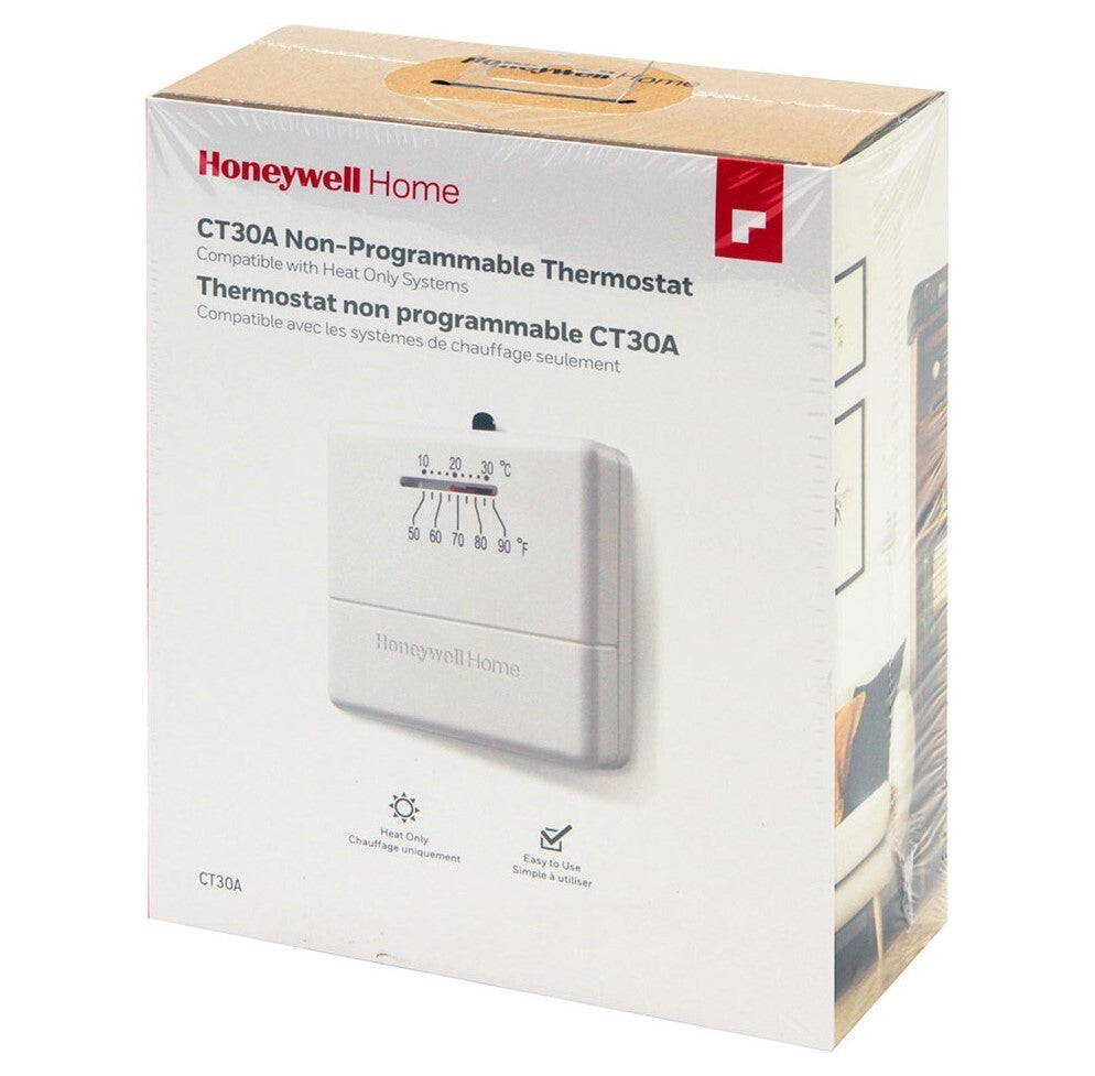 Solid Spare Honeywell Home CT30A1005/E1 Heat Only Non-Programmable Thermostat Assy