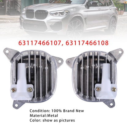 Left+Right DRL LED MODULE White 63117466107 63117466108 For BMW G01 X3 G02 X4