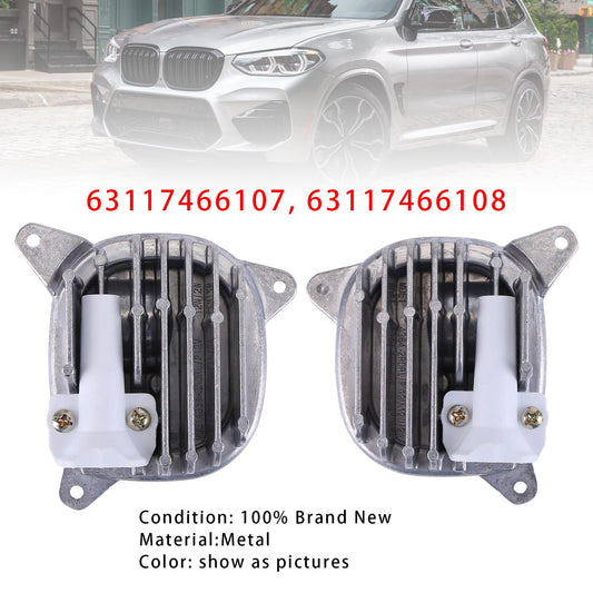Left+Right DRL LED MODULE White 63117466107 63117466108 For BMW G01 X3 G02 X4