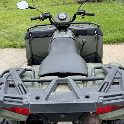 Solid Spare Leather Seat Cover For Polaris Sportsman 300 400 450 500 600 700 800 Hawkeye 300