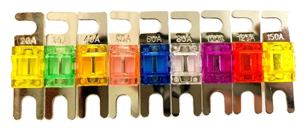 Mini ANL Fuse MultiPack 20A 30A 40A 50A 60A 80A 100A 125A 150A Auto Marine Audio