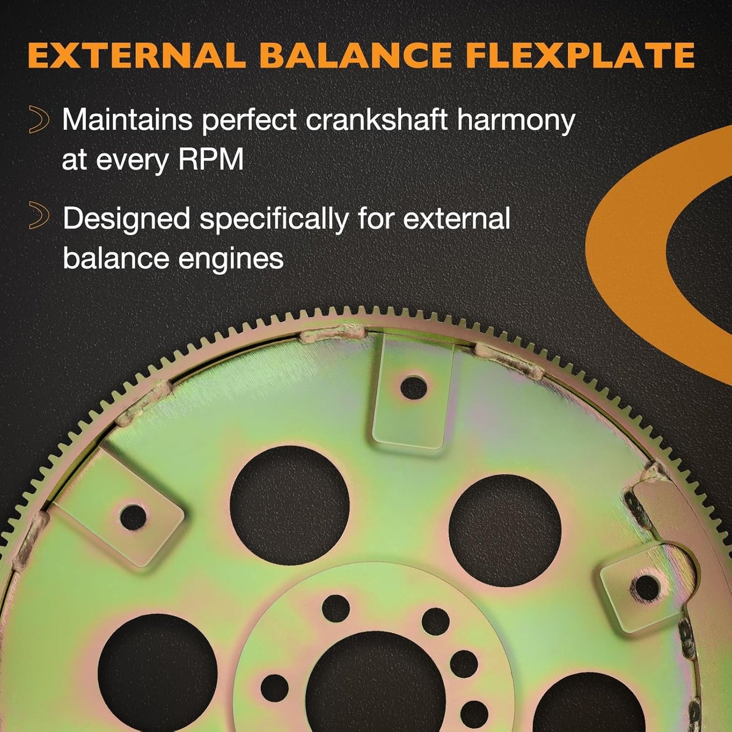 1845400 Flexplate 168 Teeth w/Bolts For 70-90 Big Block Chevy 454 Chromoly Steel