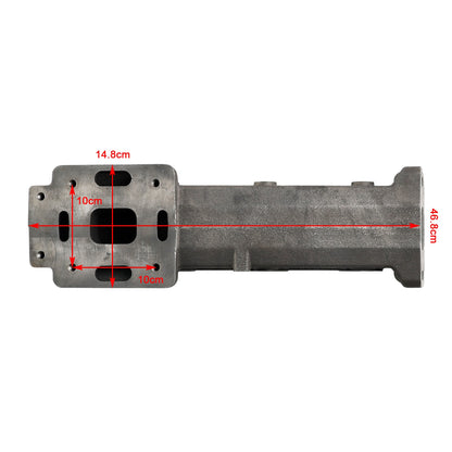 Wet Marine Exhaust Manifold 3923312 3923313 for Cummins 4B 4BT 4BTA 3.9L
