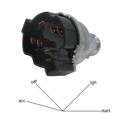 Ignition Lock Cylinder Starter Switch In Dash + Keys For 1967-1979 Chevrolet GMC