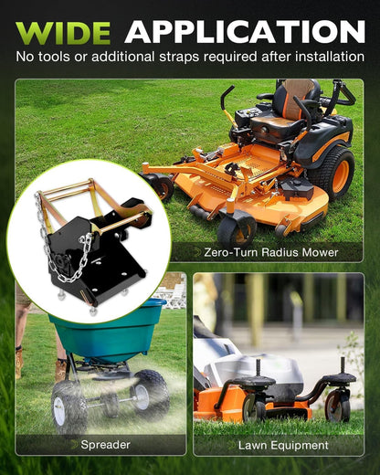 Mower Wheel Power Lock Lockdown Device For Zero-Turn 10.5" - 12.5" Caster Tires