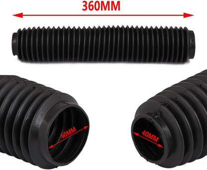 Rubber Motorcycle Front Fork Dust Cover Gaiters Gaitors Boots Shock Absorber
