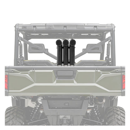 Solid Spare For Polaris Snorkel Kit 2022 2023 Ranger SP 570 Clamp on ABS+PVC Black Painted