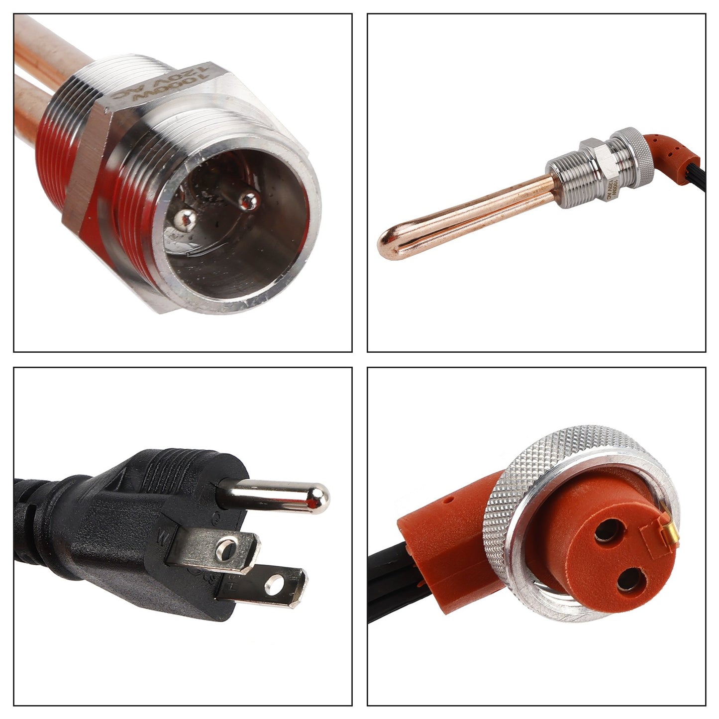 F7TZ-6A051-AA Engine Block Heater for Ford 7.3 7.3L Diesel 97-03 120V 1000W