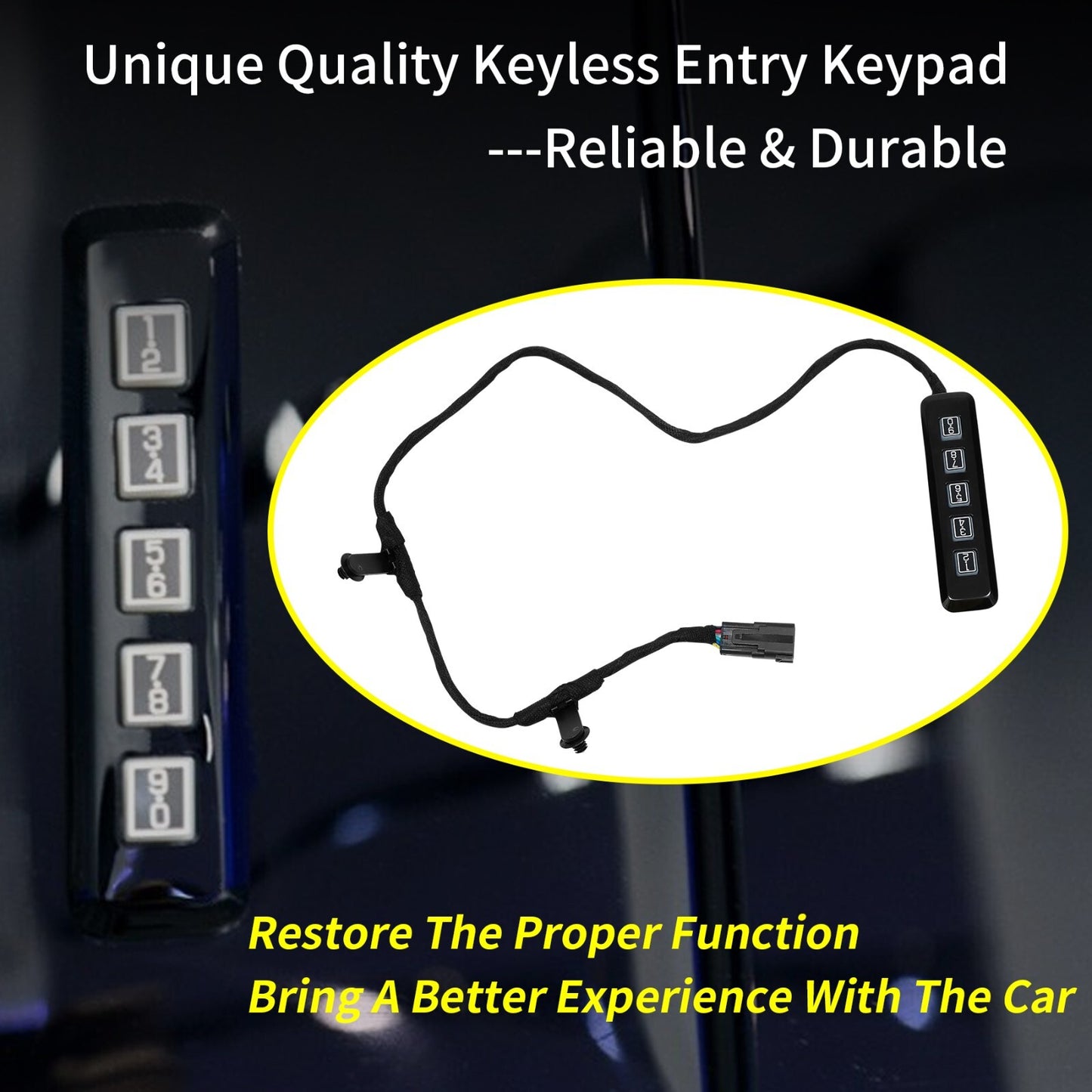 Keyless Entry Keypad for 2015-2020 Ford F150 F250 F350 F450 F550 FL3Z-14A626-AD