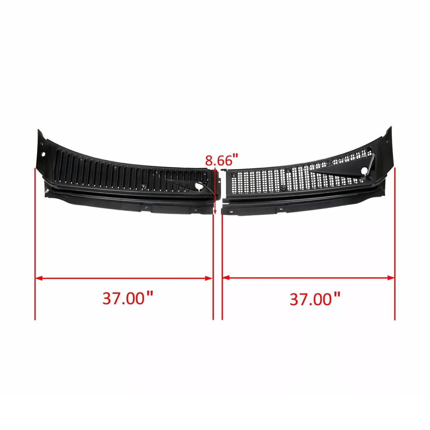 Windshield Wiper Cowl Vent Grille 3C3Z25022A68 For Ford F250 F350 1999-2007