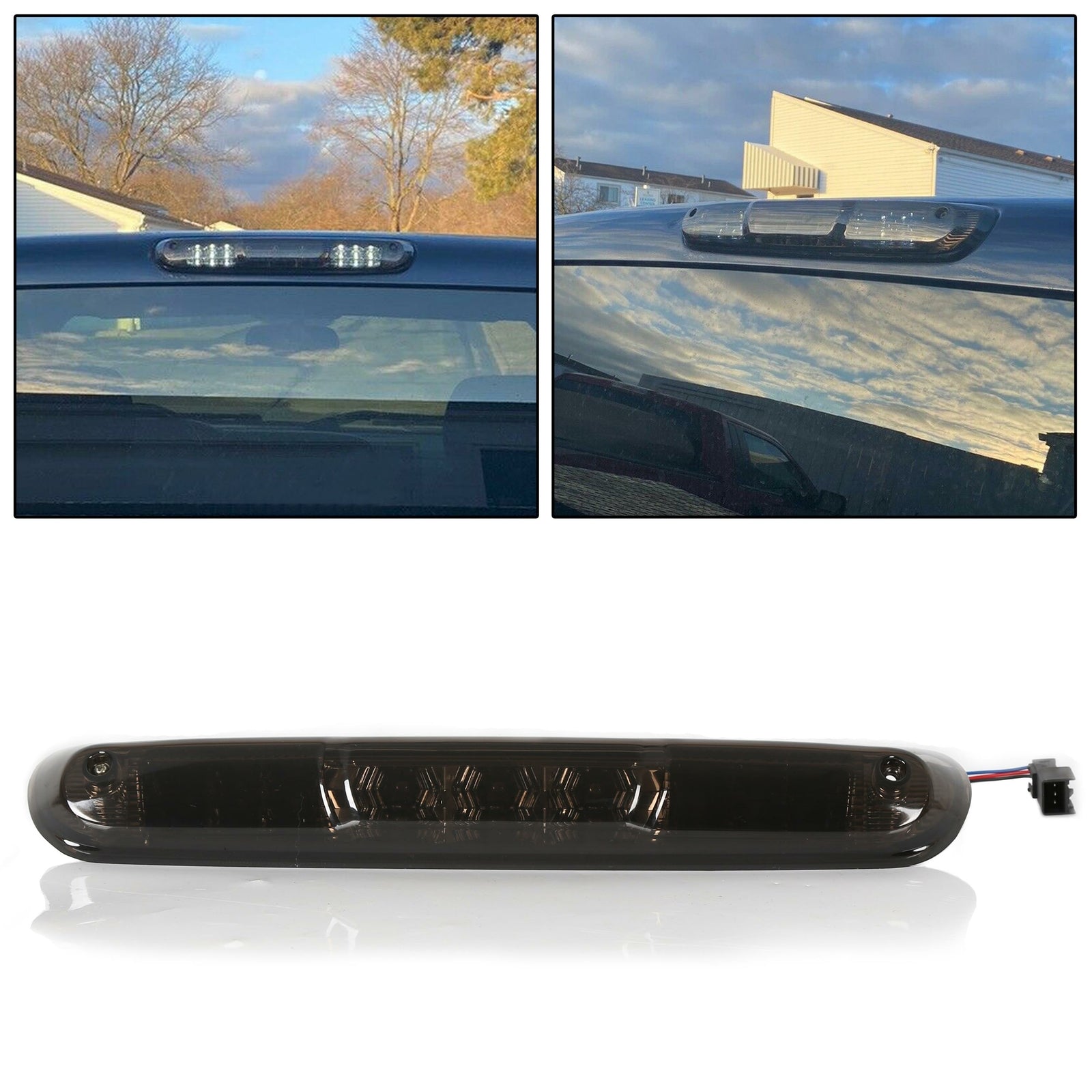 Solid Spare For Chevy Silverado GMC Sierra 1500 2500HD 3500HD 07-13 14 LED 3RD Brake Light