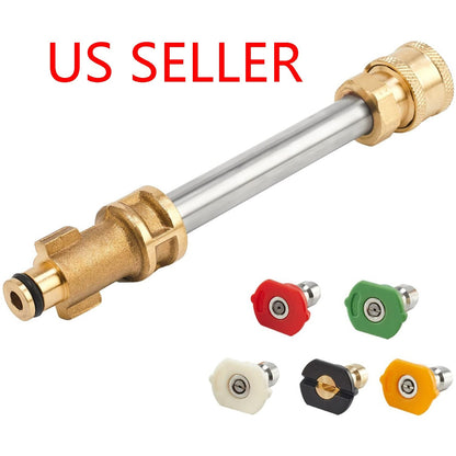 Replace for 1/4'' Pressure Washer Gun Adapter with 5 Nozzle Ryobi Portland Husky