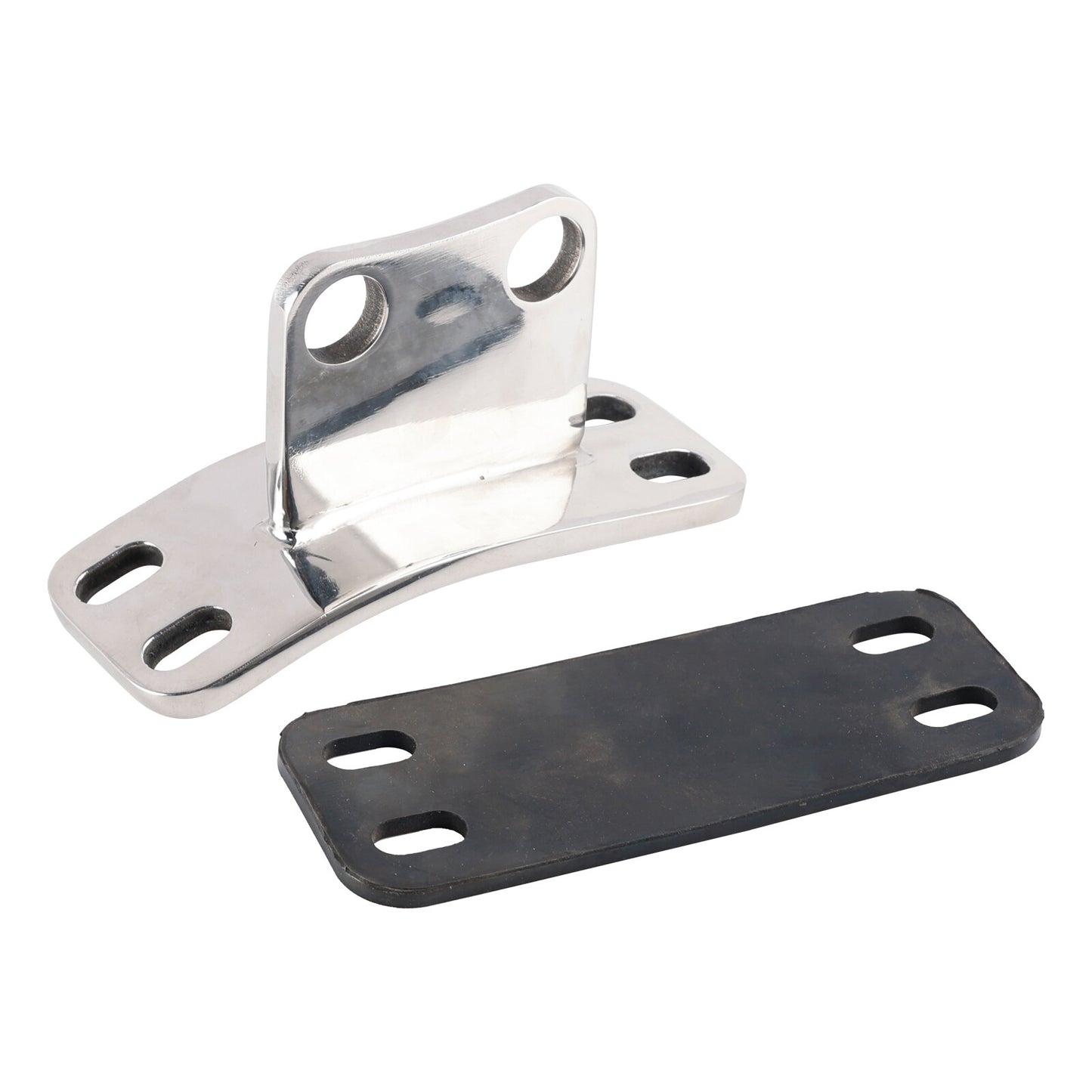 Cab Lower Exhaust Stack Bracket Stainless 14-12998 For Peterbilt 359/379