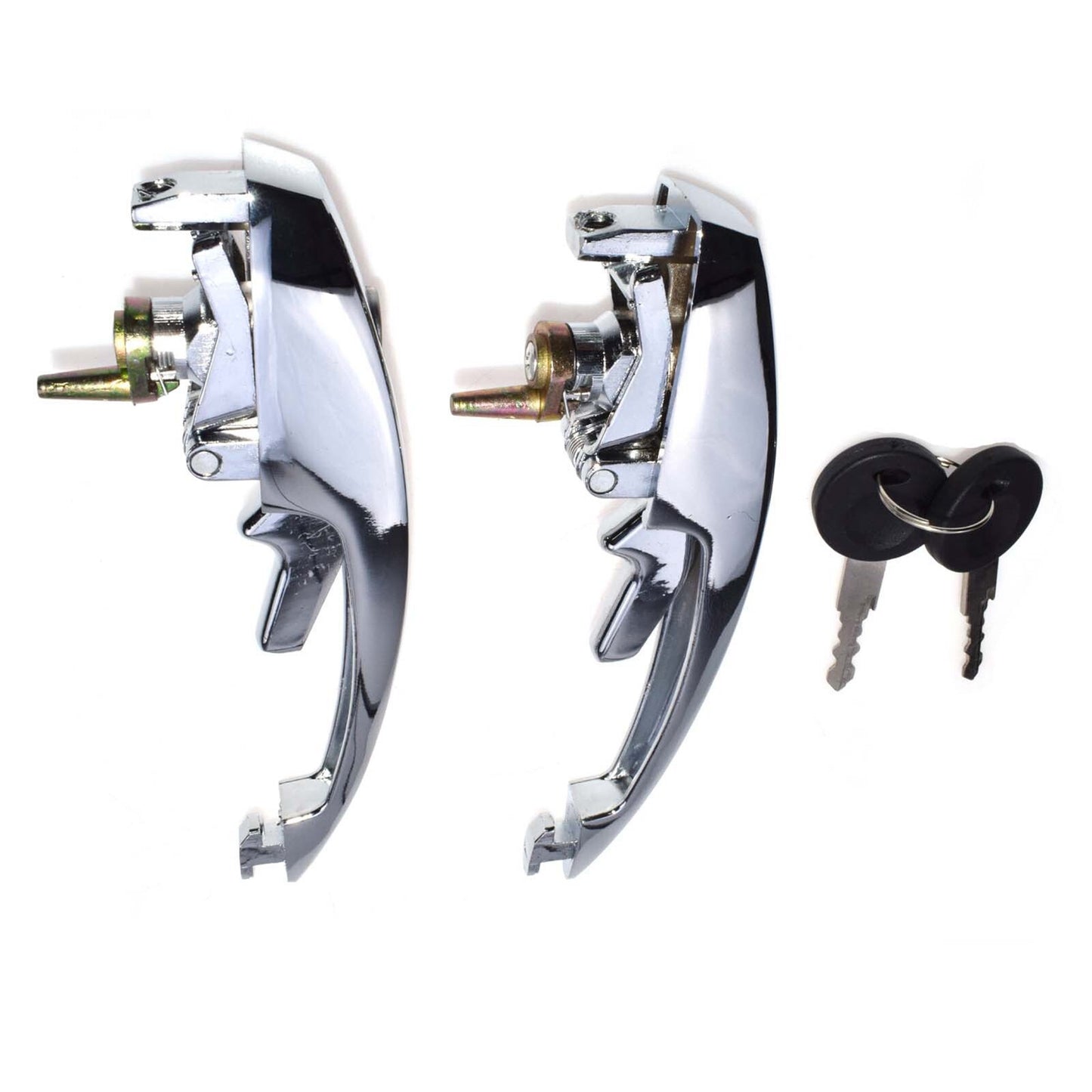 FOR 968-1979 VW BUG 113898205M OUTER DOOR HANDLE SET FRONT LEFT & RIGHT KEYS