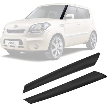 861702K500 Windshield A-Pillar Trim Molding Set Fit 2010-13 Kia Soul Window Trim