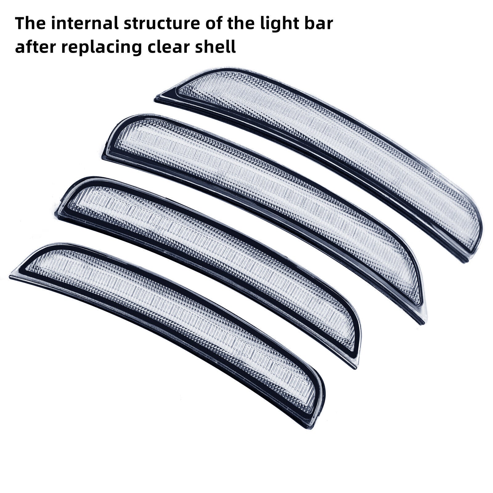 Solid Spare For 2015-2022 2023 Dodge Charger R/T SXT 4X Smoke Bumper LED Side Marker Lights