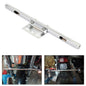 Universal Moto Front Turn Signal Spot Light Bar Mount Bracket Clamp Chrome