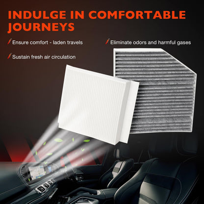 Cabin Air Filter Kit For Mercedes-Benz  GLE350 GLE450 GLE580 GLE53 GLS450 GLS580