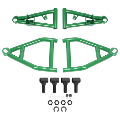 Solid Spare 4PCS High Clearance Front A Arms Set For Kawasaki Teryx / 4 /800 2012-2024 Green