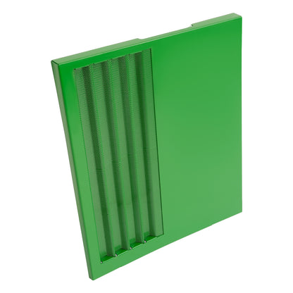 Solid Spare Left Front Side Panel w/Screen Metal INSERT For John Deere 6110 6200 6405 6500