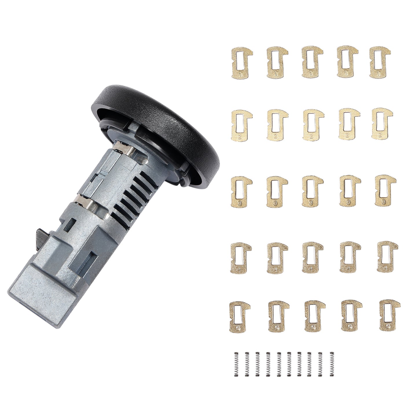 Ignition Switch Lock Cylinder & Tumbler Repair Kit For 05-14 Chevy GMC Cadillac