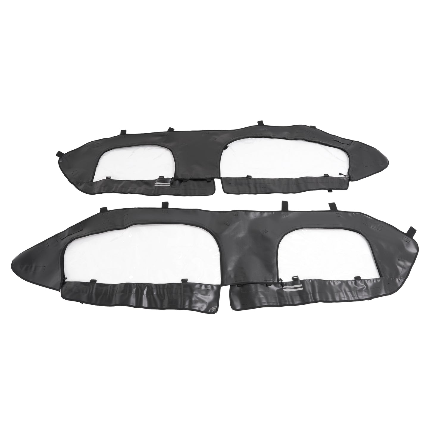 Solid Spare UTV Soft Upper Door Enclosure Set For Can Am Maverick X3 Max Turbo DS RS 2017-25