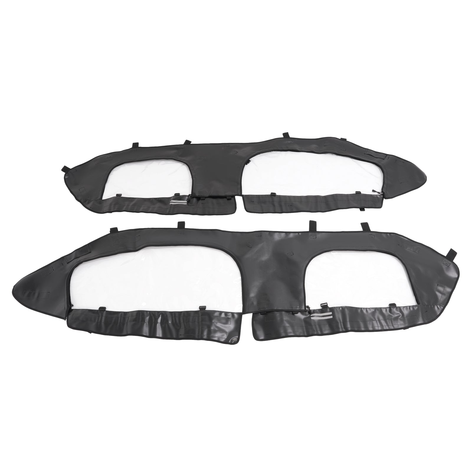 Solid Spare UTV Soft Upper Door Enclosure Set For Can Am Maverick X3 Max Turbo DS RS 2017-25