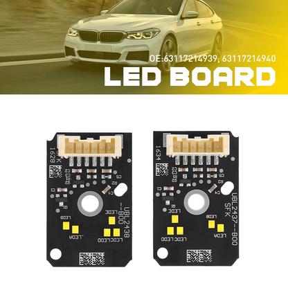 YELLOW DRL LED BOARDS FOR 17-20 BMW G30 530i 540i F90 M5 DAYTIME RUNNING LIGHTS