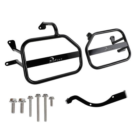Solid Spare Side Saddle Bag Mounting Bracket Black Fit For Honda Ct125 20-22 Trail 125 21-22