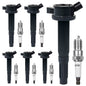 6x UF486 Ignition Coil Pack & Spark Plug Set For Ford Fusion Escape Mercury 3.0L