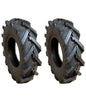 Solid Spare (2) Tires for Troy Bilt Horse Garden Tiller 4.8x4x8 4.8x4-8 4.80-4.00-8 M