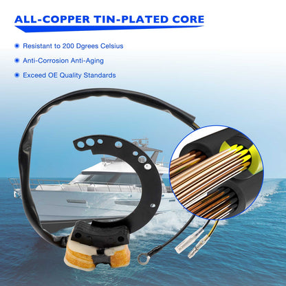 174-6617K1 Outboards CDI Stator for Mercury 6/8/9.9/10/15/18/20/25/35/40 HP 2Cyl