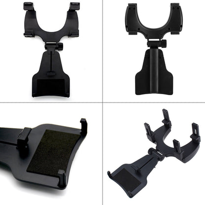 Universal Auto Car Rearview Mirror Mount Stand Holder Cradle For Cell Phone GPS