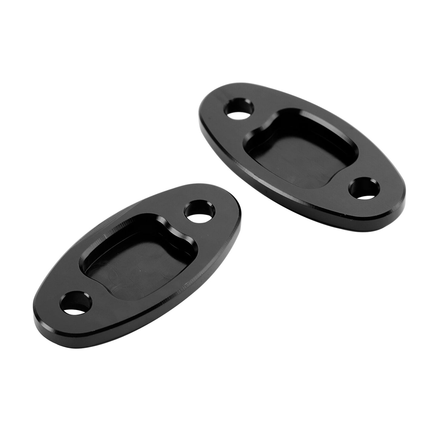 Black mirror delete blanking block off plates fits Honda CBR650R CBR650F 14-19