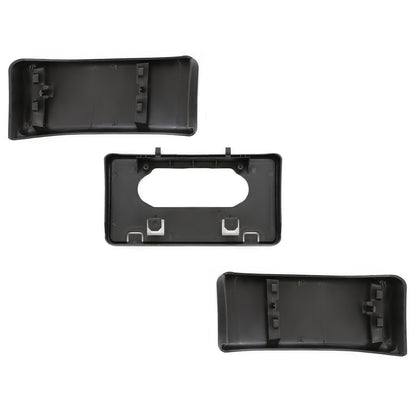 Solid Spare Fit For Ford F-150 2009-2014 Front Bumper License Plate Bracket Guards Pads Cap