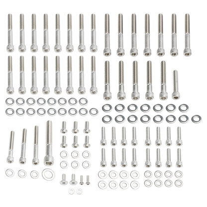 116PCS Allen Screw & washer kit For Sportster XL 883/1200 2004+ Engine Covers