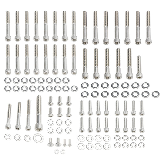 116PCS Allen Screw & washer kit For Sportster XL 883/1200 2004+ Engine Covers