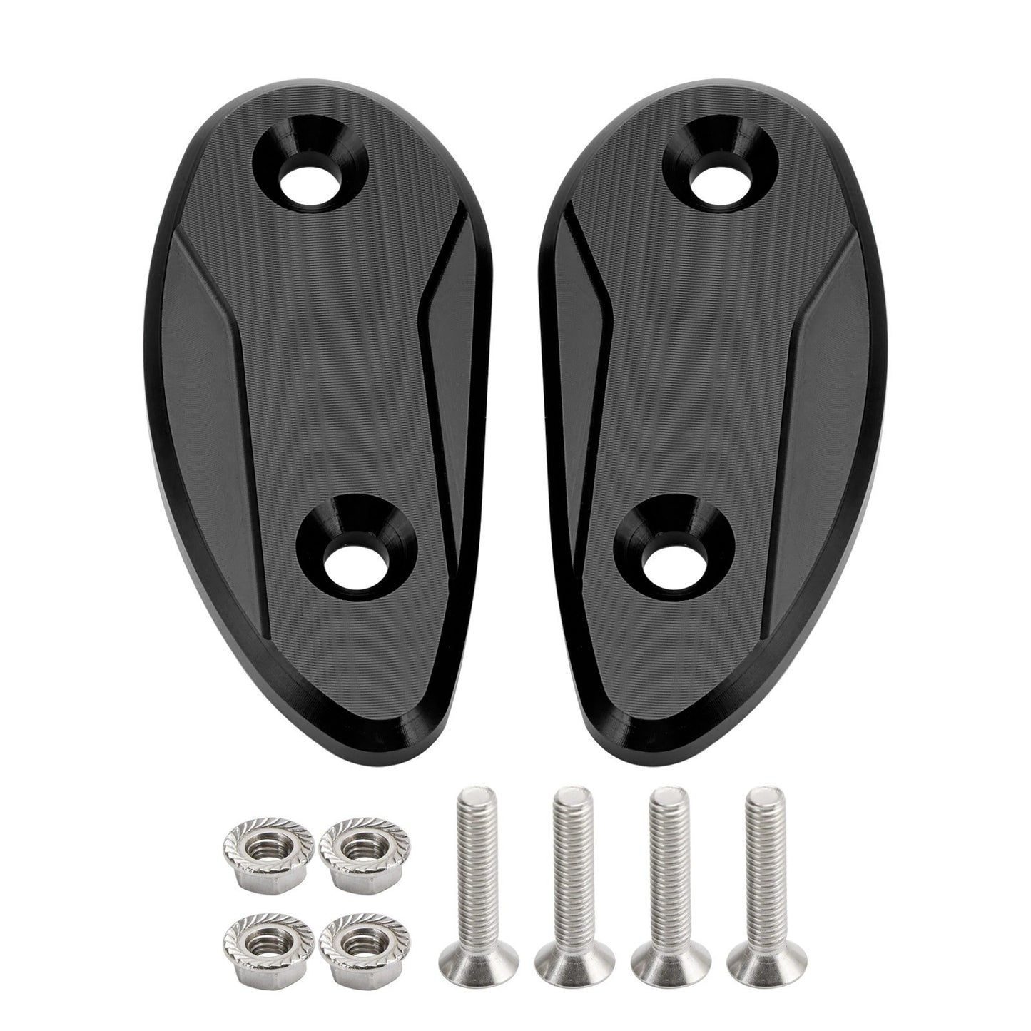 CNC Black Mirror Block Off Plates For Honda CBR 1000 RR CBR1000RR 2008-2023 2022