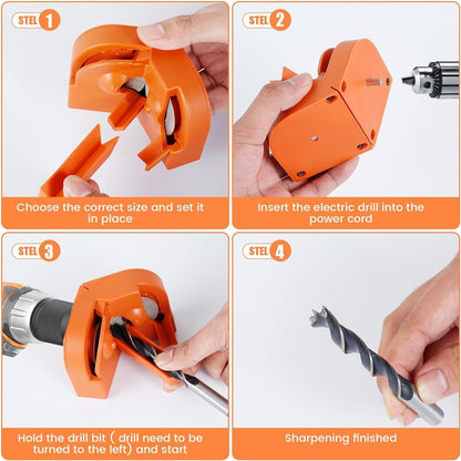 Electric Drill Bit Sharpener Multifunction Scissor/Knife Drill Sharpening Tool