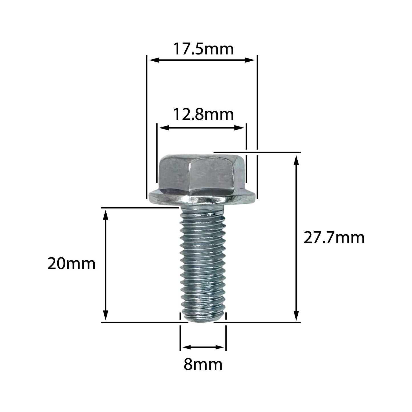 (14) Metric Differential Cover Bolts M8-1.25x20mm for Chevrolet GMC 10/14-Bolt