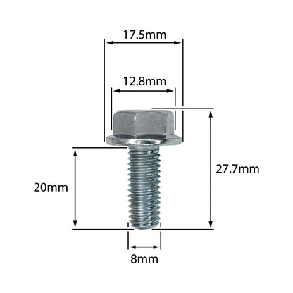 (14) Metric Differential Cover Bolts M8-1.25x20mm for Chevrolet GMC 10/14-Bolt