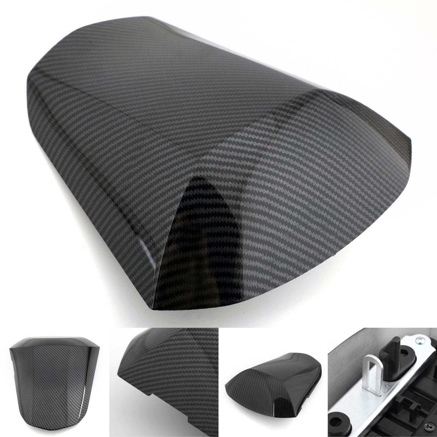 Passenger Rear Seat Cover Cowl fit For SUZUKI 17-24 GSXR GSX-R 1000 1000R Carbon