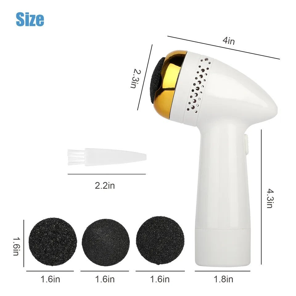 Electric Foot Grinder USB Pedicure File Machine Hard Dead Skin Callus Remover US