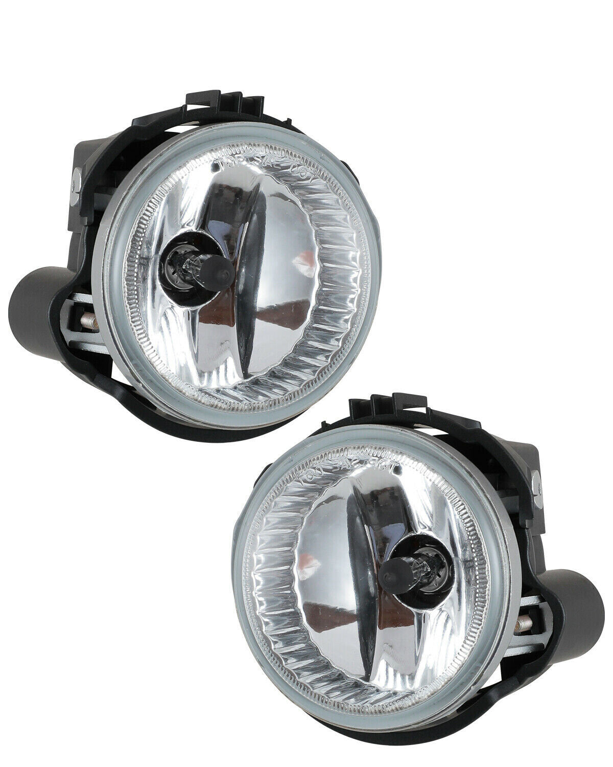 For Subaru Forester 2009-2013 Front Clear Fog Light &  Fog Lamp Cover Trim Ring