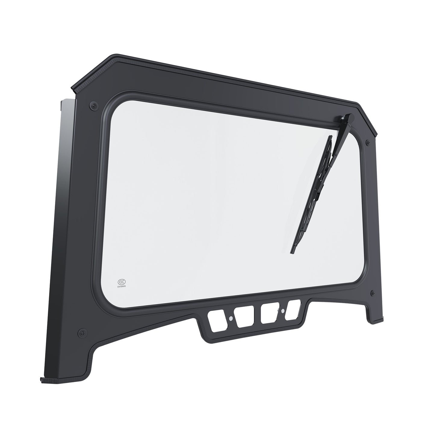 Solid Spare Glass Front Full Windshield For 2019-2023 Polaris RZR XP/ XP4 1000 Black
