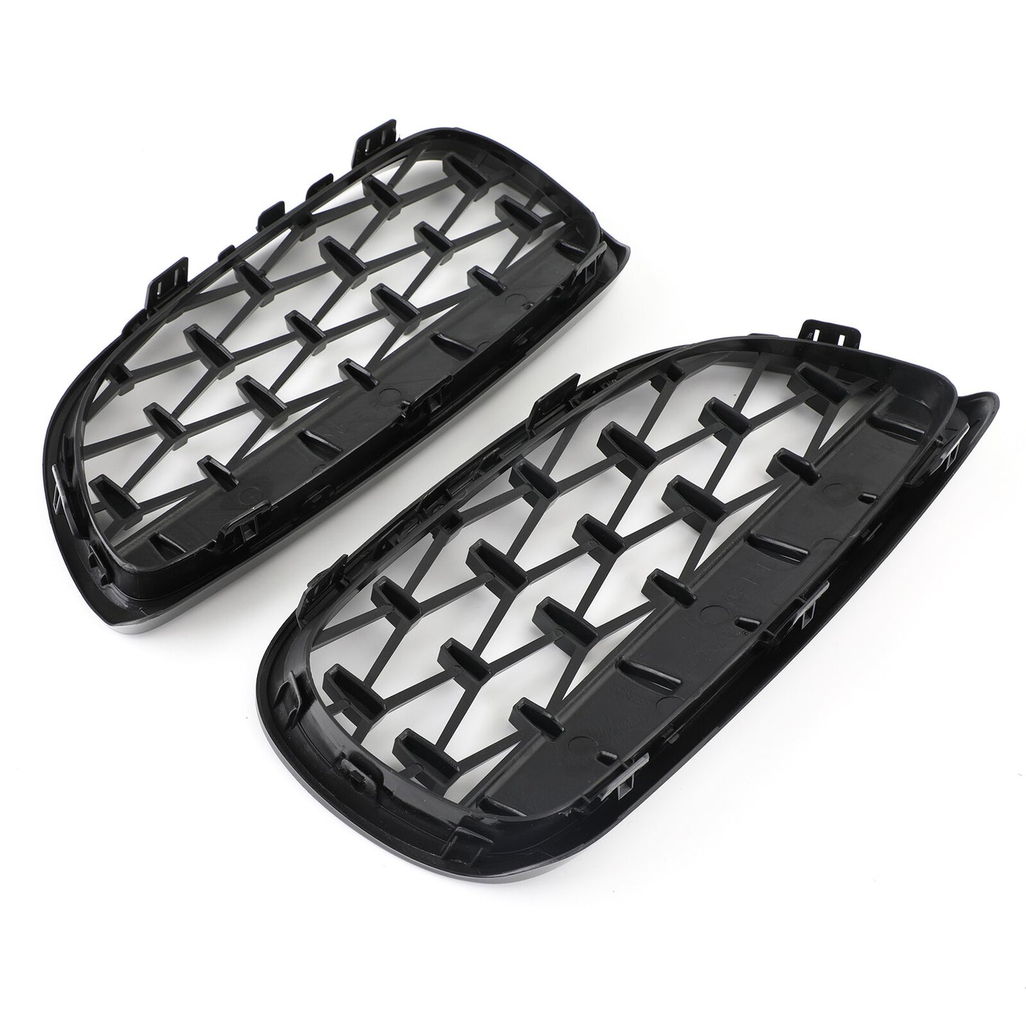 Front Kidney Grille Grill Fit BMW 2007-2010 E92 E93 328i 335i 2DR Meteor Black