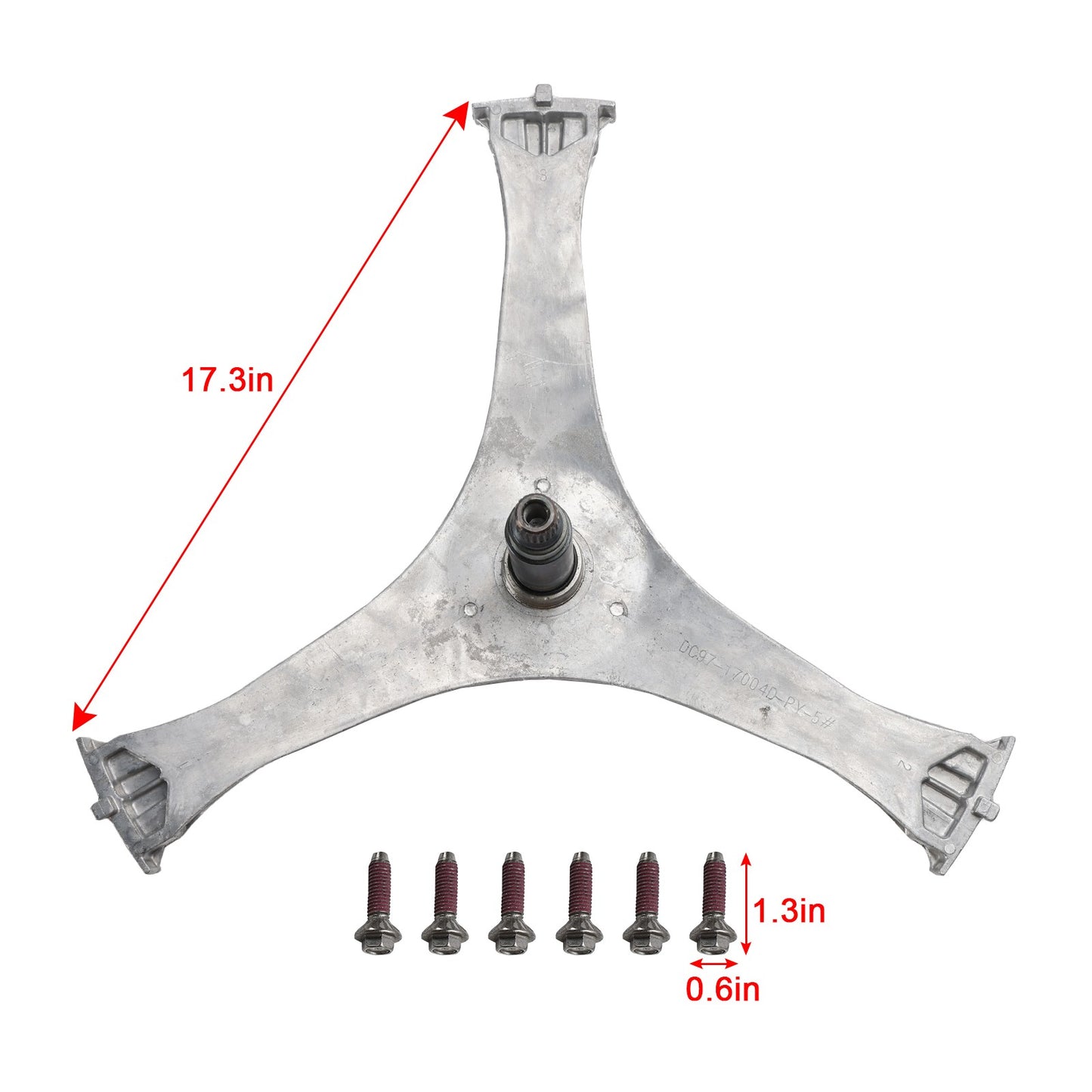 DC97-17004B Washing Machine Flange Shaft Assembly for Samsung  6 Screws.*