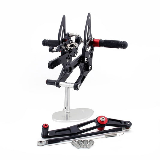 Solid Spare Rearset Rear set for Yamaha YZF 600 R6 2006-2016 Black