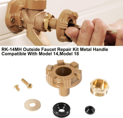 RK-14MH Repair Kit Metal Handle For Woodford 14/18 Models Outside Faucet