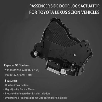 Door Lock Actuator Front Right Fit 2007-19 Toyota Camry Tundra Lexus GX460 Scion